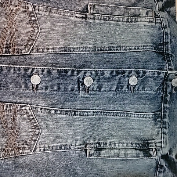 Aeropostale women's distressed jean jacket M - Picture 6 of 12